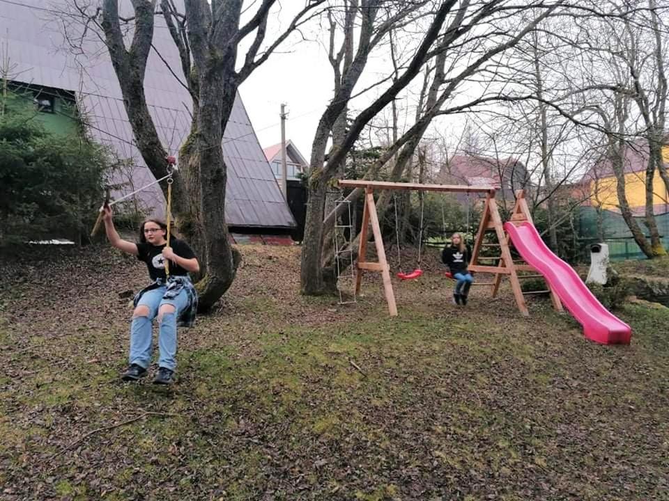 Medvedi Boudy Villa Loučná pod Klínovcem Eksteriør billede